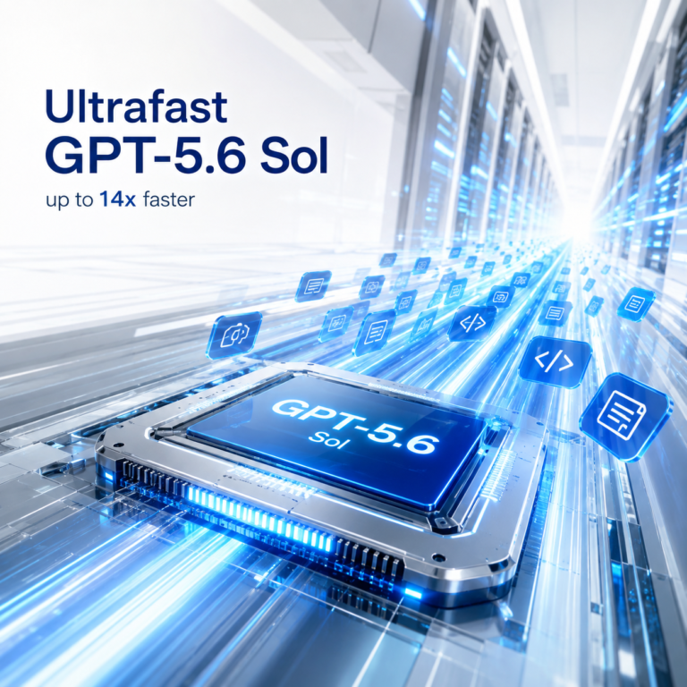 حالت Ultrafast برای GPT‑5.6 Sol با سرعتی تا ۱۴ برابر آمد