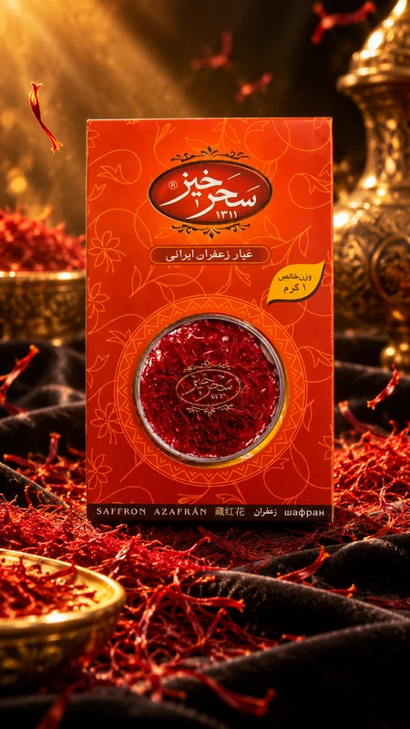 زعفران سحرخیز سرگل یاقوتی لوکس