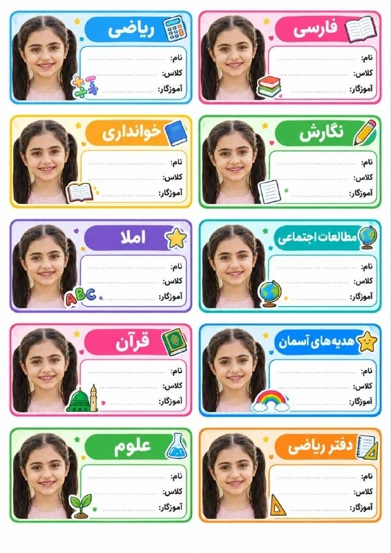 کودک مدرسه پرتره