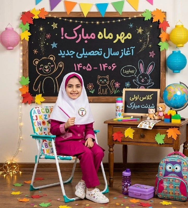 دختر کلاس اول