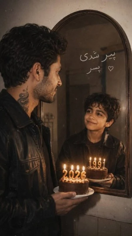 تولد جلوی آینه
